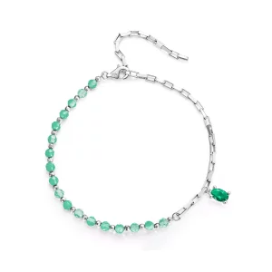 (afbeelding voor) Pandora-stijl Groene Armband - BSB128