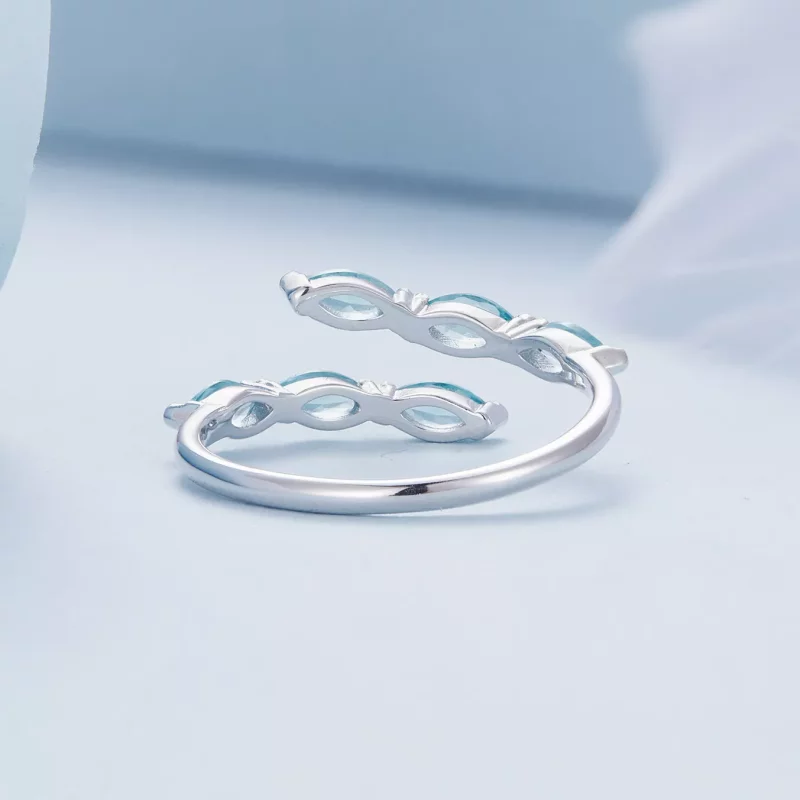 (afbeelding voor) Pandora Stijl Groene Ring - BSR415 - Bekijken 4