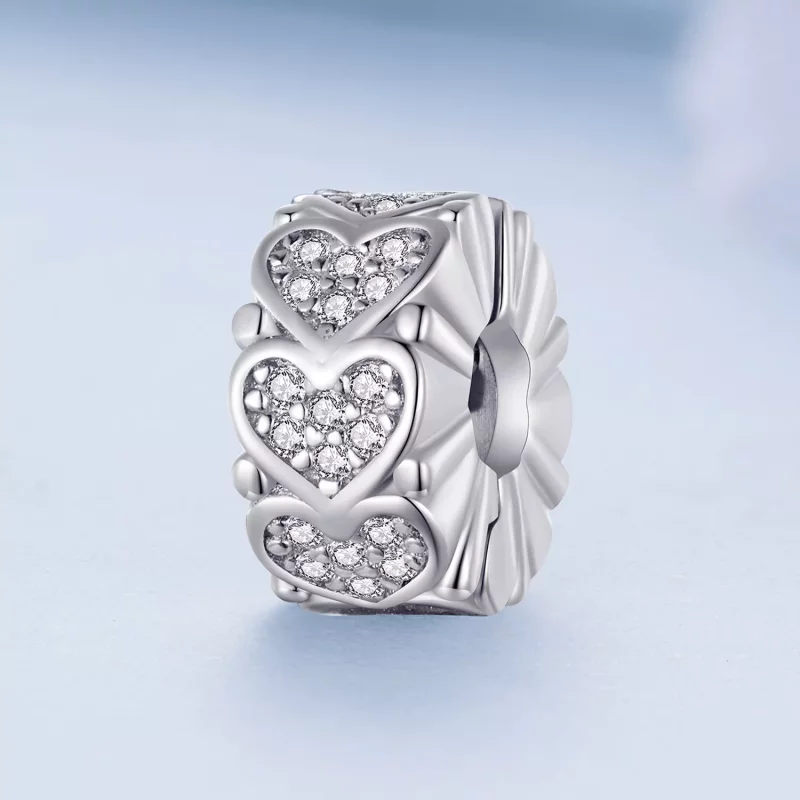(afbeelding voor) Pandora Stijl Hart Spacer - BSC885 - Bekijken 2