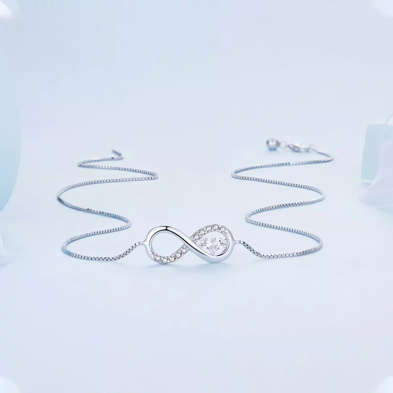 (afbeelding voor) Pandora Stijl Infinity Ketting - BSN276 - Bekijken 3