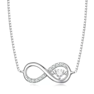 (afbeelding voor) Pandora Stijl Infinity Ketting - BSN276