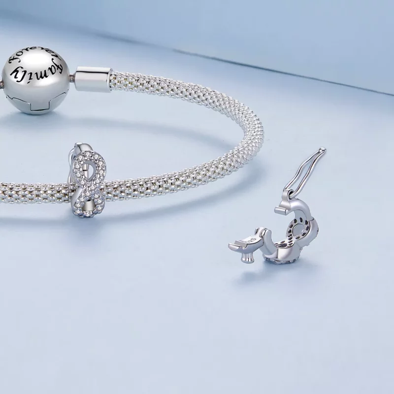 (afbeelding voor) Pandora-stijl Infinity Spacer - BSC887 - Bekijken 4