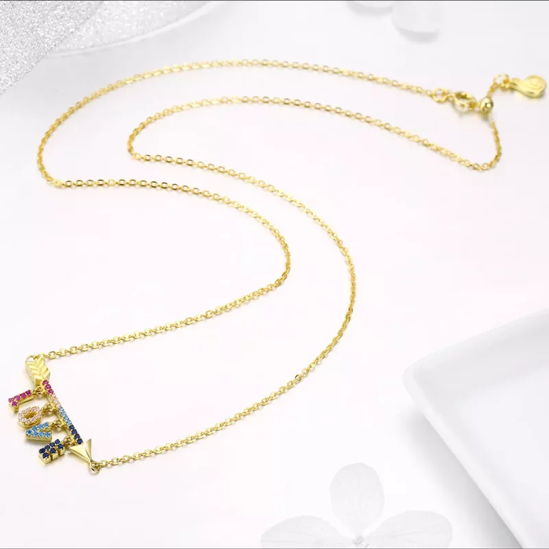 (afbeelding voor) Pandora Stijl Initiaal Ketting - BSN011 - Bekijken 5