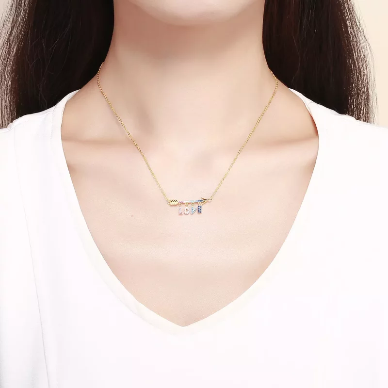 (afbeelding voor) Pandora Stijl Initiaal Ketting - BSN011 - Bekijken 6