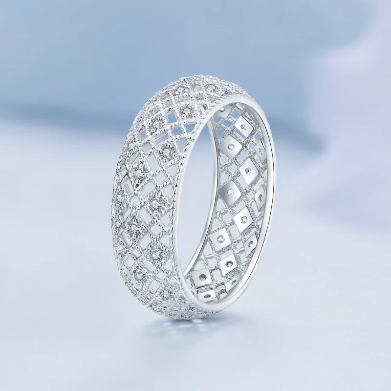(afbeelding voor) Pandora Stijl Jubileum Band Ring - BSR333 - Bekijken 2