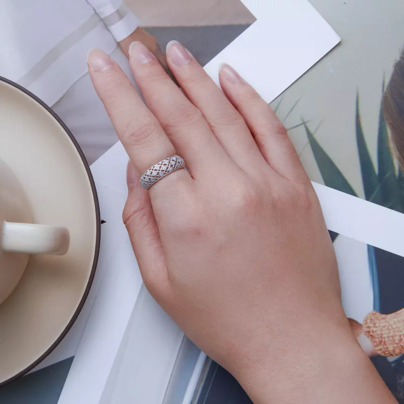 (afbeelding voor) Pandora Stijl Jubileum Band Ring - BSR333 - Bekijken 5