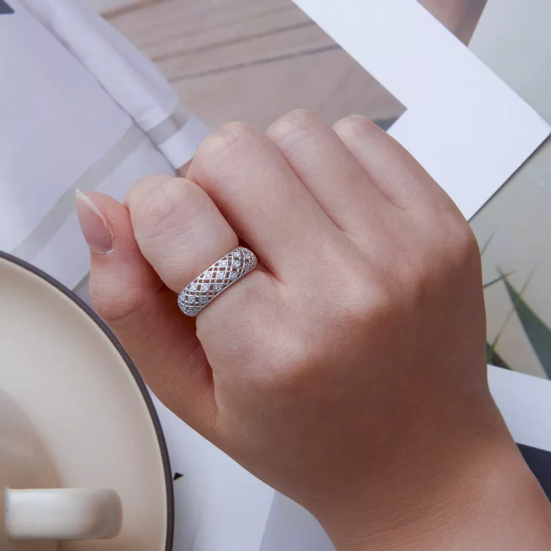 (afbeelding voor) Pandora Stijl Jubileum Band Ring - BSR333 - Bekijken 6