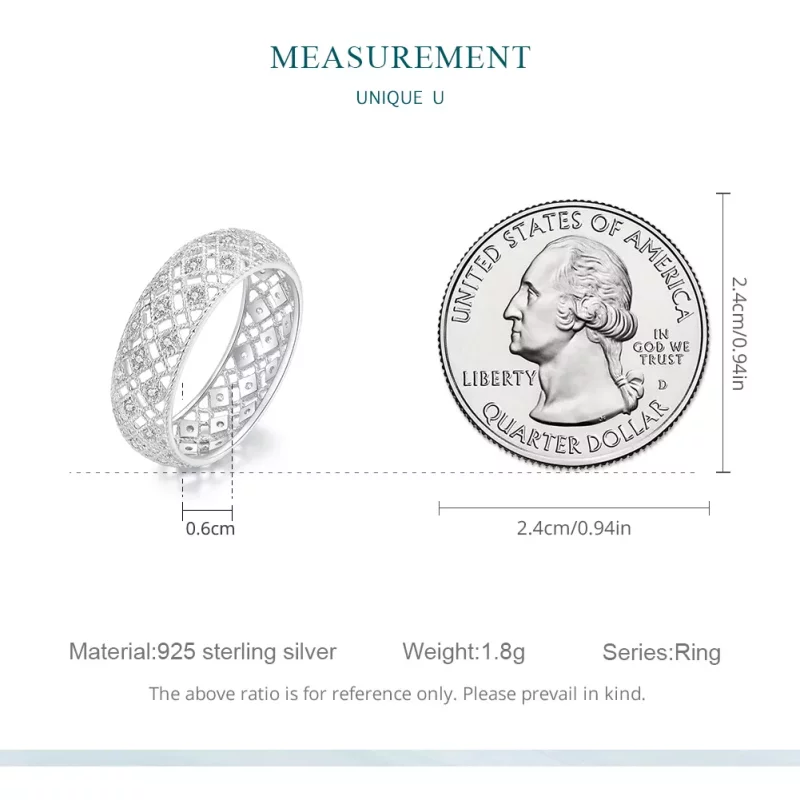 (afbeelding voor) Pandora Stijl Jubileum Band Ring - BSR333 - Bekijken 7