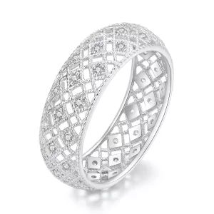 Pandora Stijl Jubileum Band Ring - BSR333 (afbeelding voor) Pandora Stijl Jubileum Band Ring - BSR333
