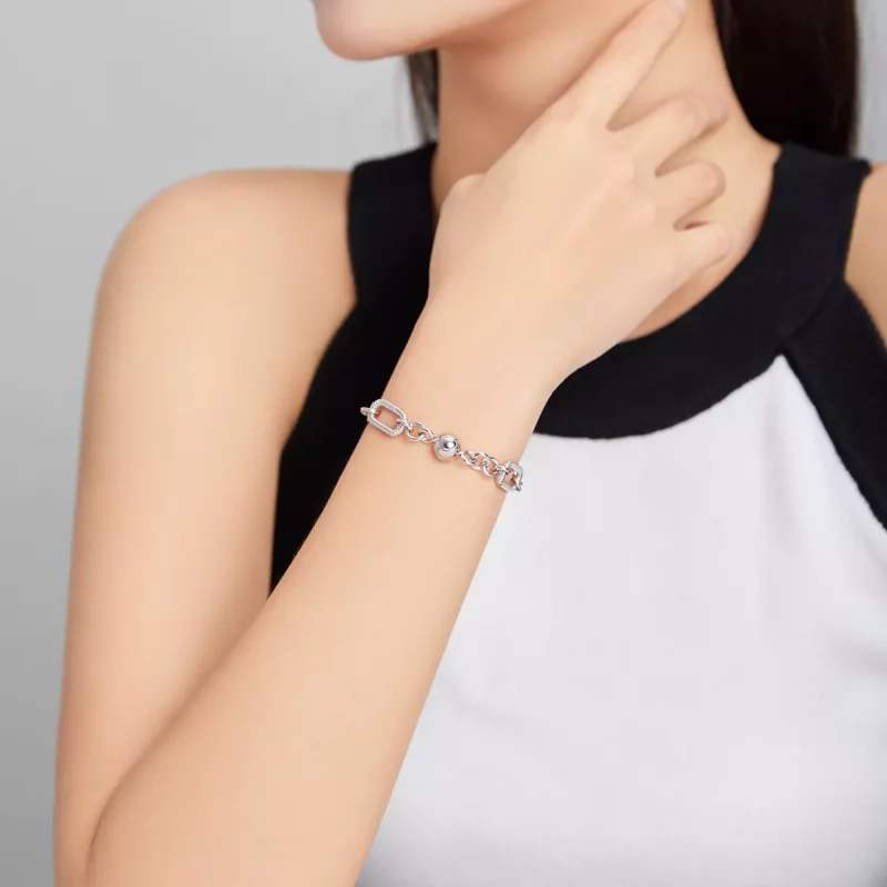 (afbeelding voor) Pandora-stijl Ketting Armband - BSB059 - Bekijken 6