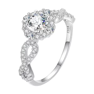 (afbeelding voor) Pandora Stijl Klassieke Elegantie Ring heldere Cz - BSR352
