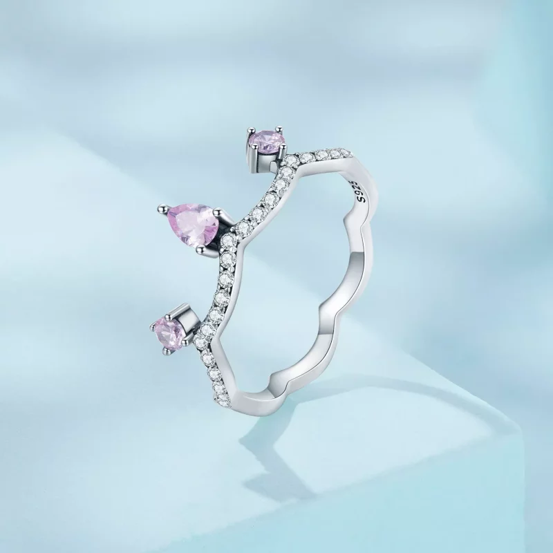 (afbeelding voor) Pandora Stijl Kroonring Zilver - SCR888 - Bekijken 2
