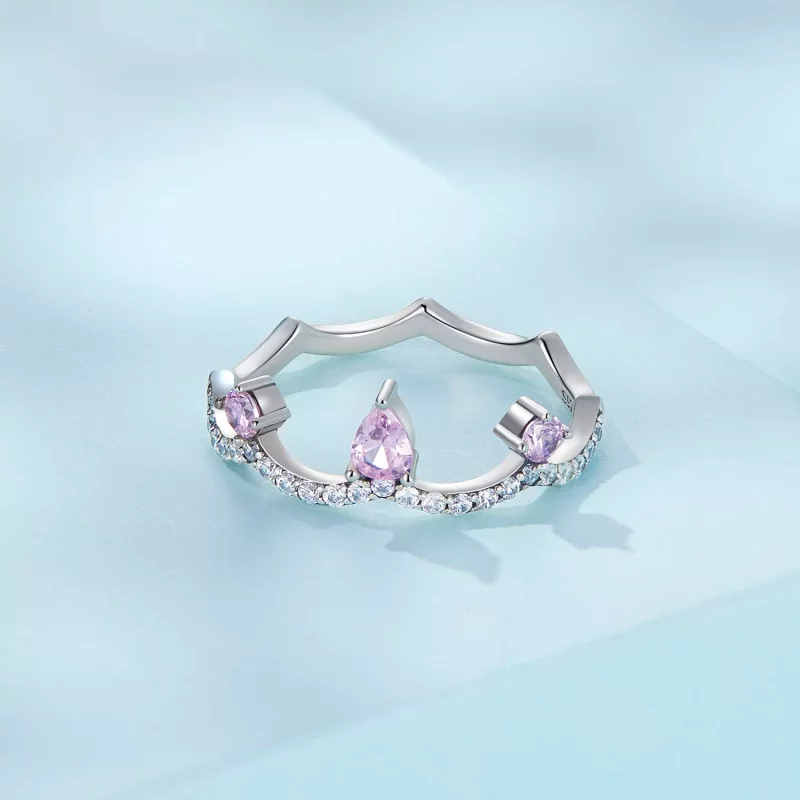 (afbeelding voor) Pandora Stijl Kroonring Zilver - SCR888 - Bekijken 3