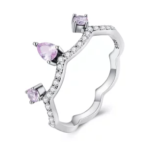 Pandora Stijl Kroonring Zilver - SCR888 (afbeelding voor) Pandora Stijl Kroonring Zilver - SCR888