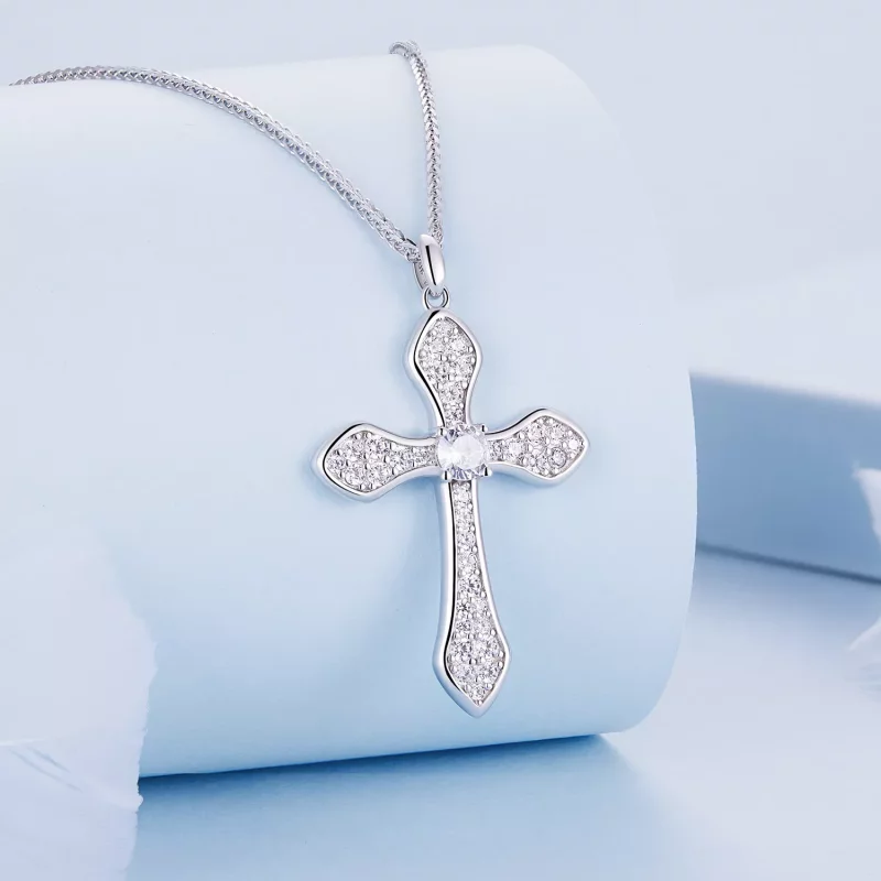 (afbeelding voor) Pandora-stijl Kruis Halsketting - BSN303 - Bekijken 2