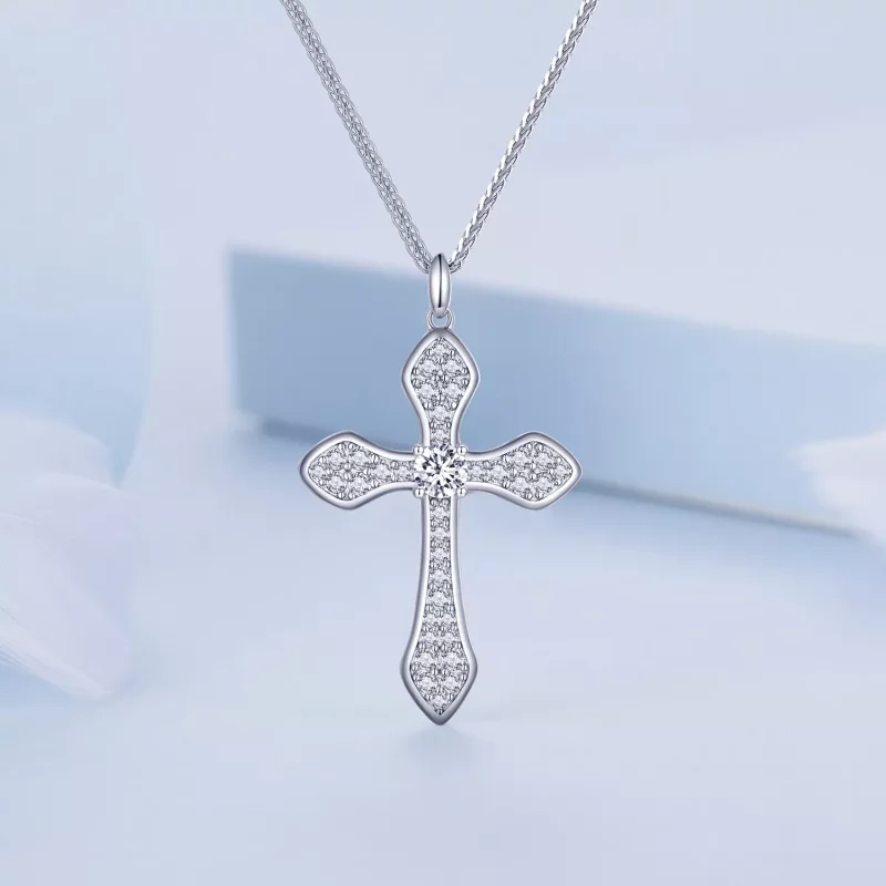 (afbeelding voor) Pandora-stijl Kruis Halsketting - BSN303 - Bekijken 3