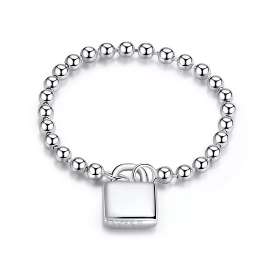 (afbeelding voor) Pandora Stijl Liefdes Hangslot Ring - SCR703
