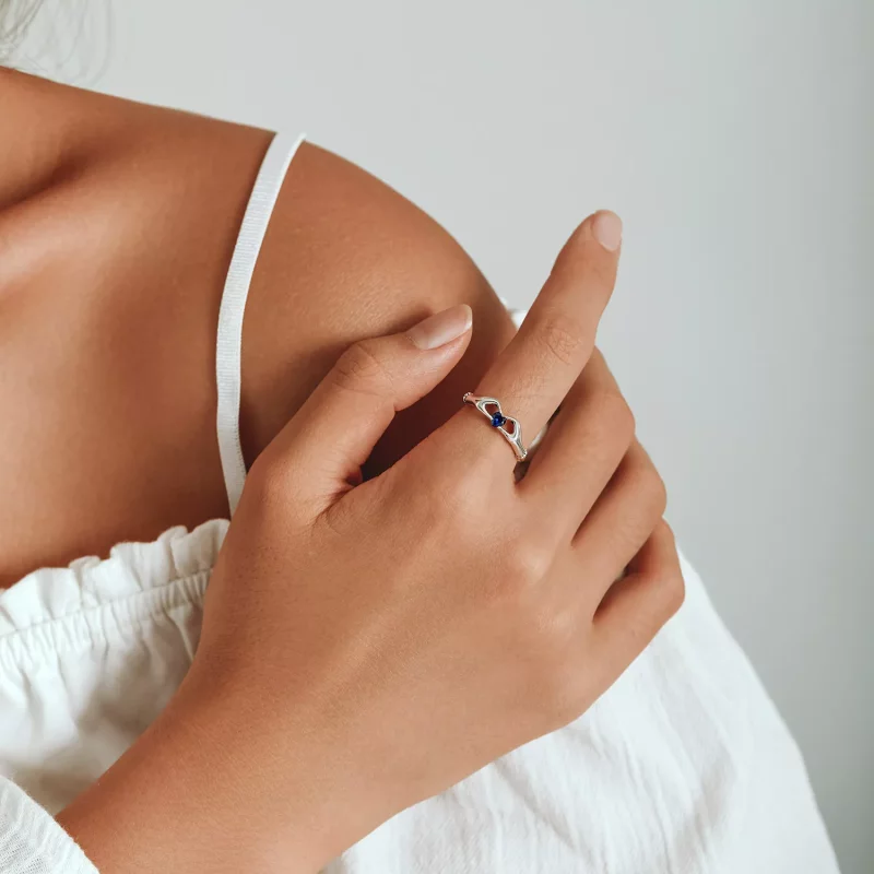 (afbeelding voor) Pandora Stijl Liefdes Hart Ring - SCR757 - Bekijken 5