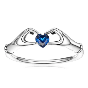 Pandora Stijl Liefdes Hart Ring - SCR757 (afbeelding voor) Pandora Stijl Liefdes Hart Ring - SCR757