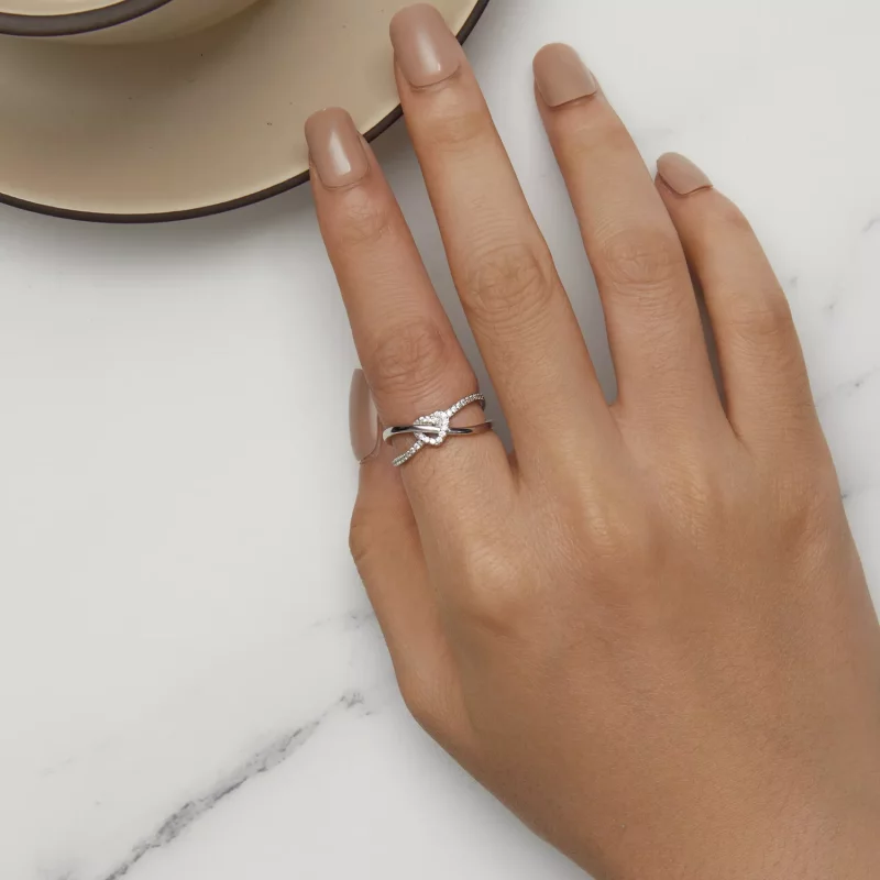 (afbeelding voor) Pandora Stijl Liefdesknoop Ring - BSR464 - Bekijken 5