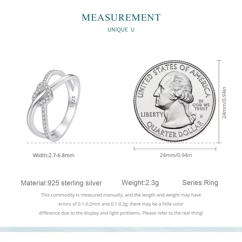 (afbeelding voor) Pandora Stijl Liefdesknoop Ring - BSR464 - Bekijken 7