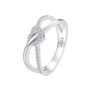 Pandora Stijl Liefdesknoop Ring - BSR464 (afbeelding voor) Pandora Stijl Liefdesknoop Ring - BSR464