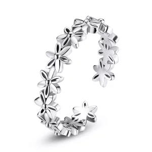Pandora Stijl Madeliefjes Band Ring - BSR184 (afbeelding voor) Pandora Stijl Madeliefjes Band Ring - BSR184
