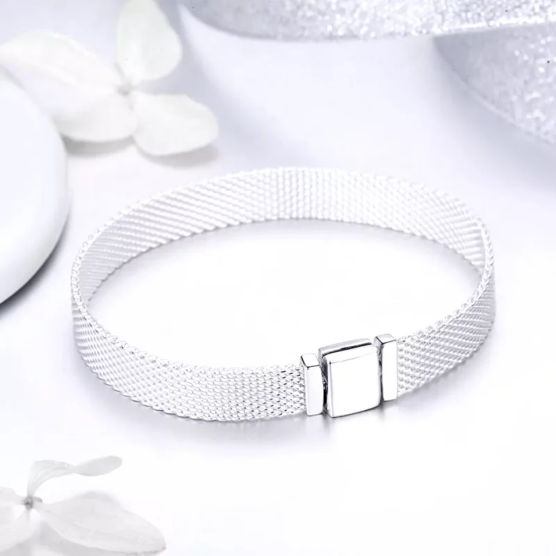 (afbeelding voor) Pandora-stijl Mesh Armband - SCX001 - Bekijken 4