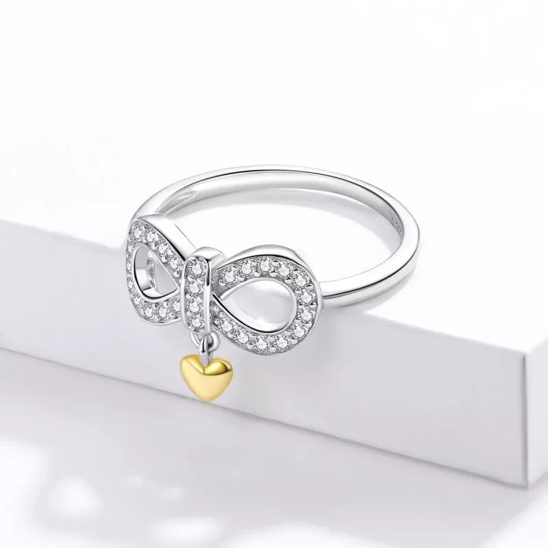 (afbeelding voor) Pandora-stijl Oneindige Ring - SCR676 - Bekijken 2