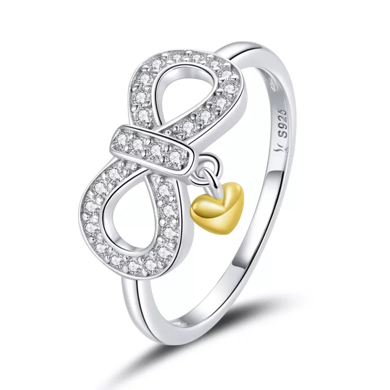 (afbeelding voor) Pandora-stijl Oneindige Ring - SCR676