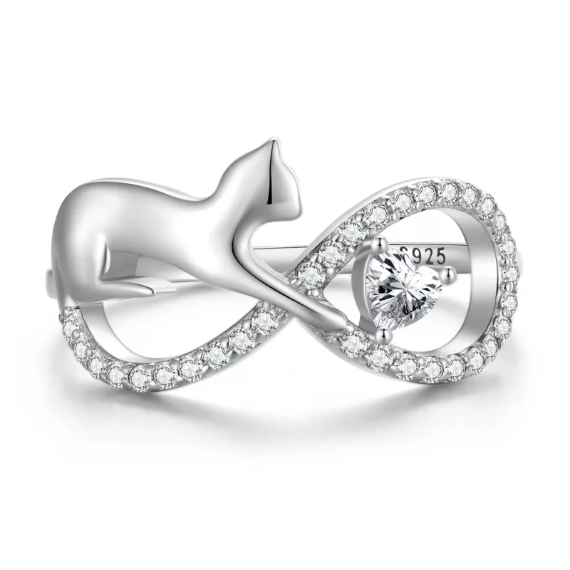 (afbeelding voor) Pandora Stijl Oneindigheidsknoop Ring - SCR918 - Bekijken 8