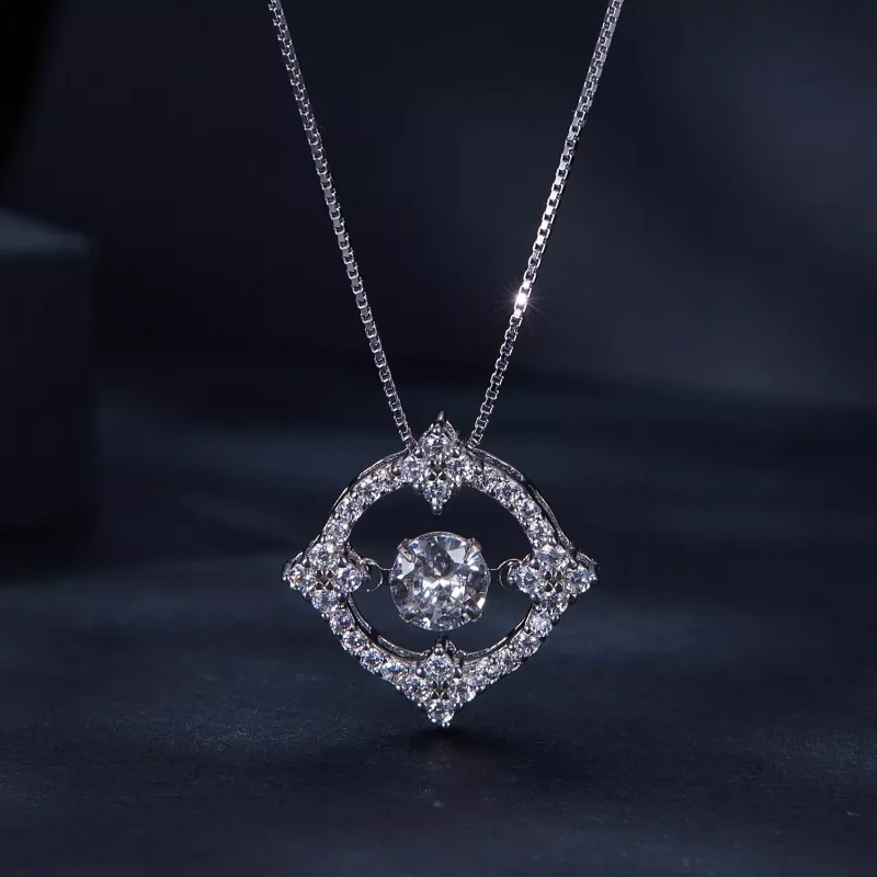 (afbeelding voor) Pandora Stijl Pave Ketting - MSN014 - Bekijken 3