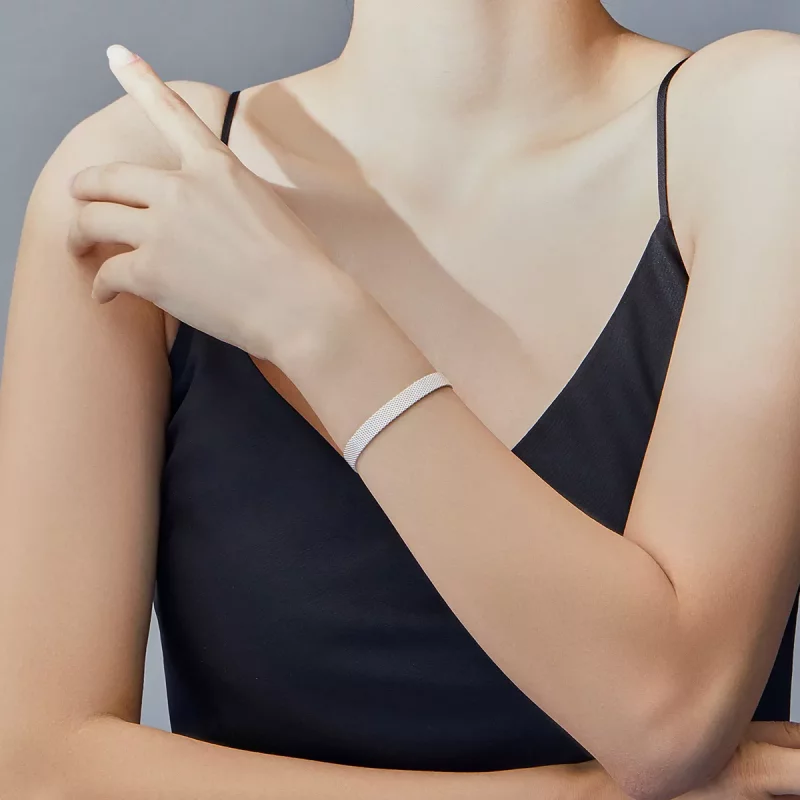 (afbeelding voor) Pandora Stijl Plat Armband - SCX110 - Bekijken 4