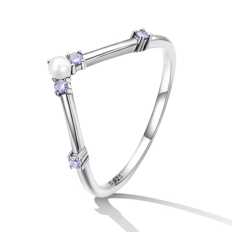 (afbeelding voor) Pandora Stijl Prinses Wensbeen Ring - SCR835 - Bekijken 2