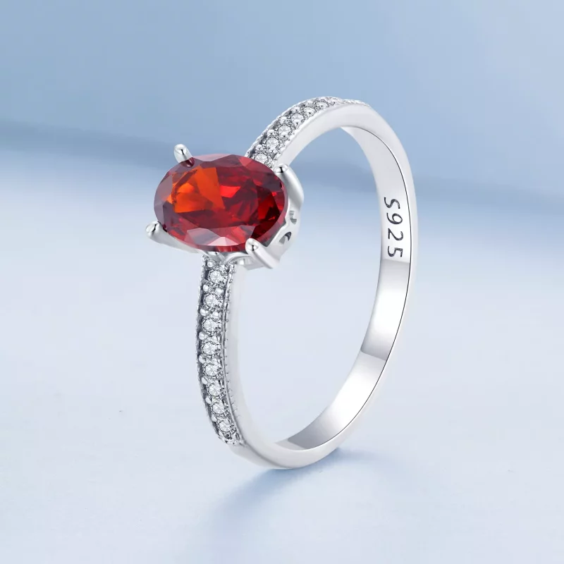 (afbeelding voor) Pandora Stijl Rode Ring - BSR460-RD - Bekijken 2