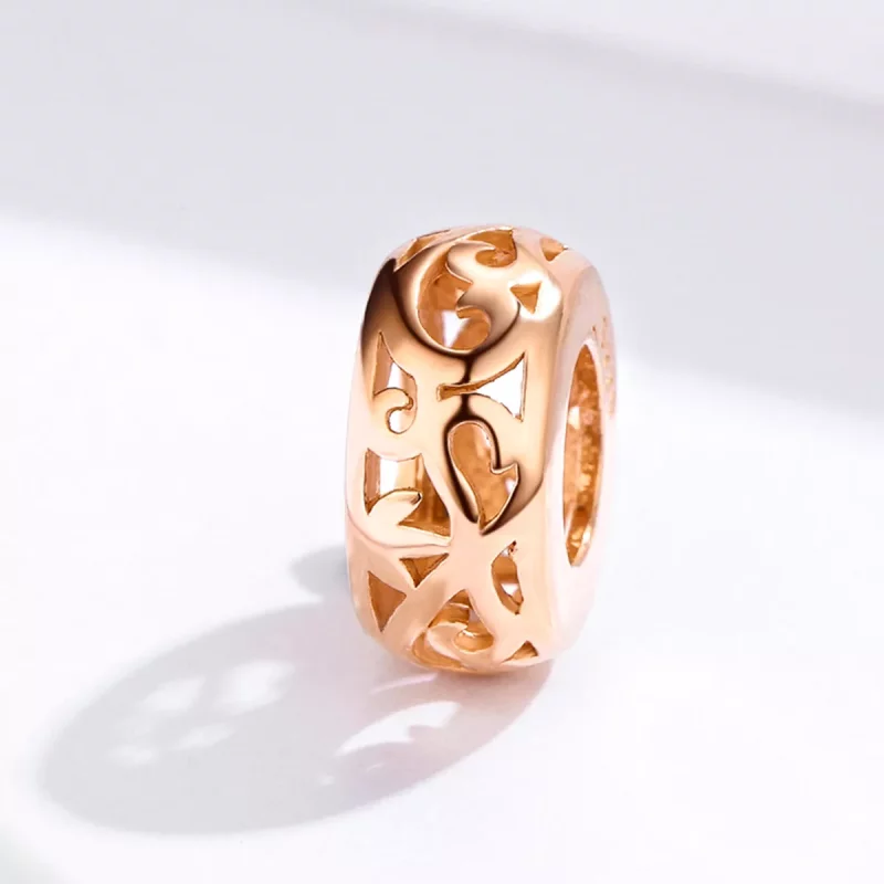 (afbeelding voor) Pandora Stijl Rosé Gouden Spacer Bedel - SCC716-C - Bekijken 3