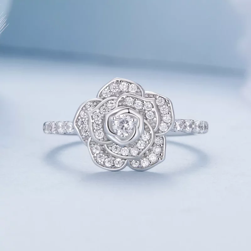 (afbeelding voor) Pandora Stijl Roze Ring - BSR449 - Bekijken 3