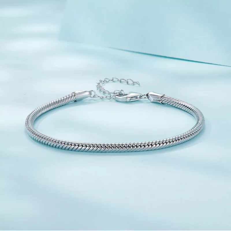 (afbeelding voor) Pandora Stijl Slangenketting Armband - SCB252 - Bekijken 4