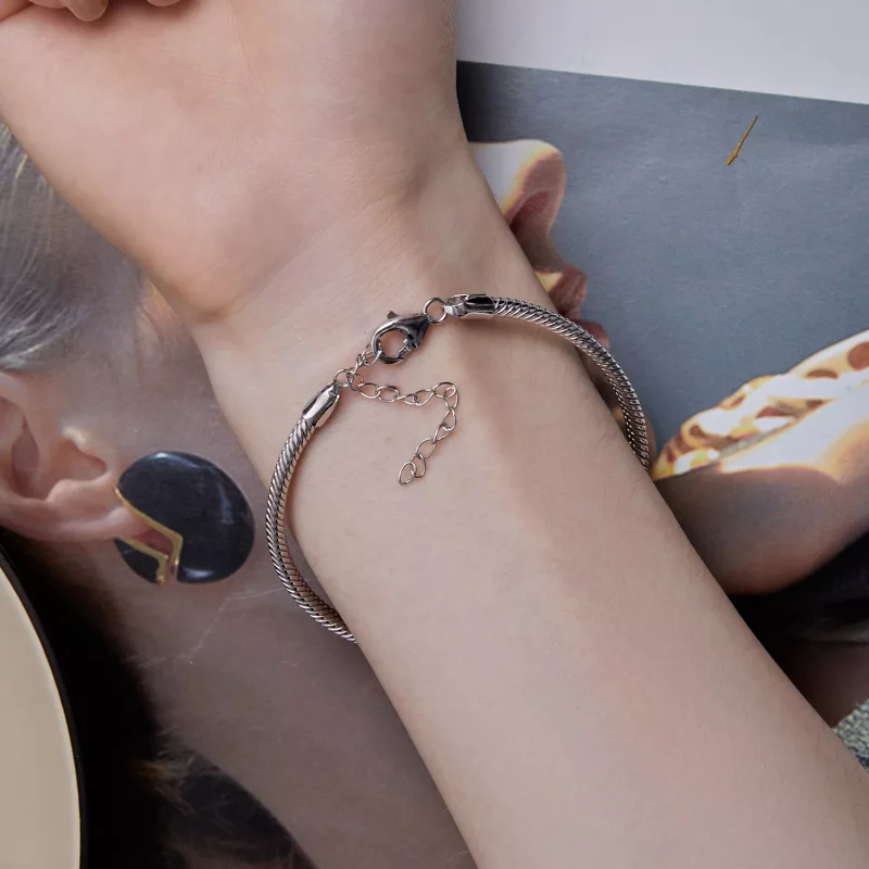 (afbeelding voor) Pandora Stijl Slangenketting Armband - SCB252 - Bekijken 8