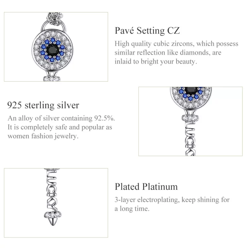 (afbeelding voor) Pandora Stijl Sleutel Ketting - BSN013 - Bekijken 3