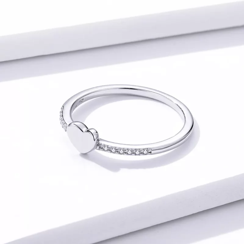 (afbeelding voor) Pandora Stijl Sprankelende en Harten Ring - BSR121 - Bekijken 4