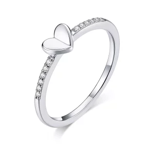 Pandora Stijl Sprankelende en Harten Ring - BSR121 (afbeelding voor) Pandora Stijl Sprankelende en Harten Ring - BSR121