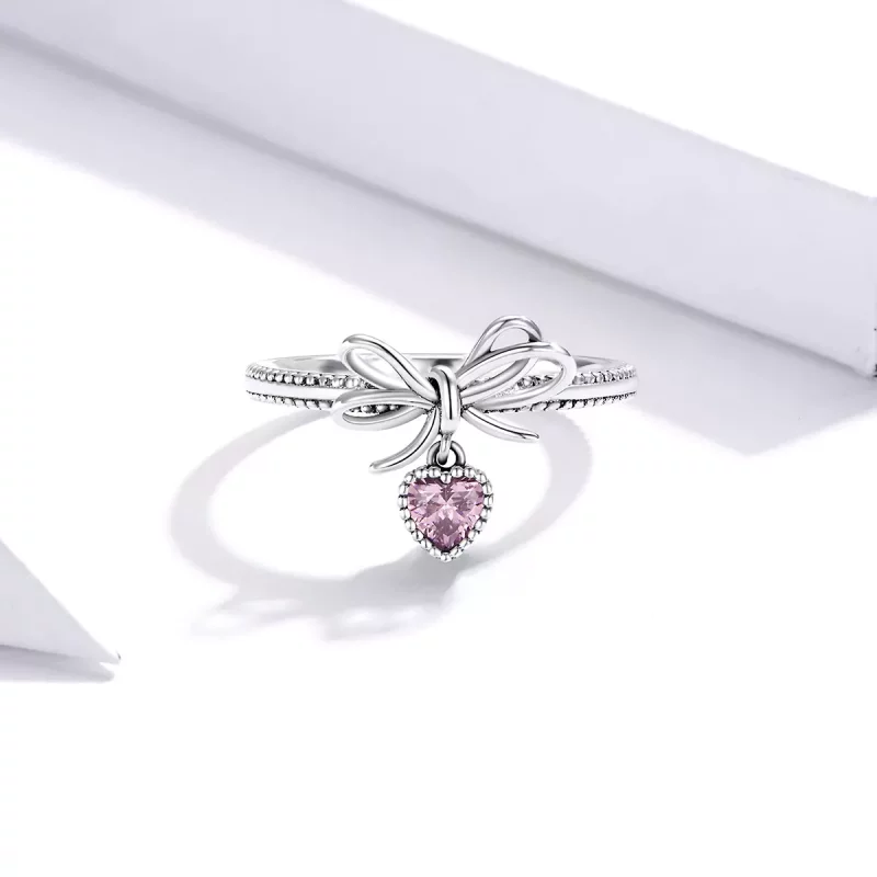 (afbeelding voor) Pandora Stijl Strik Ring Zilver - SCR682 - Bekijken 3