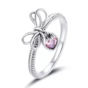 (afbeelding voor) Pandora Stijl Strik Ring Zilver - SCR682