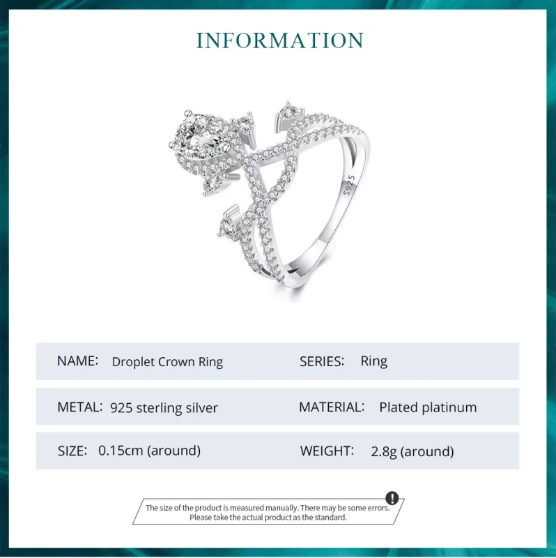 (afbeelding voor) Pandora Stijl Tiara Ring - BSR368 - Bekijken 6