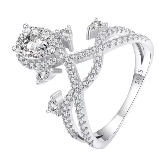 (afbeelding voor) Pandora Stijl Tiara Ring - BSR368