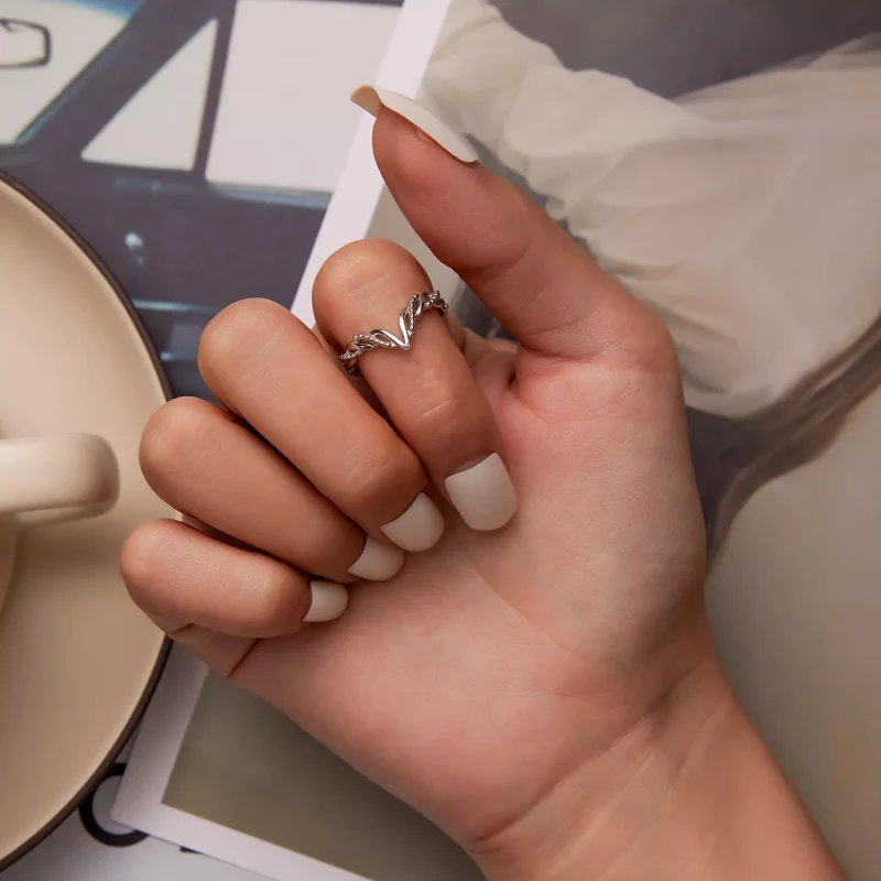 (afbeelding voor) Pandora Stijl Tiara Wensbeen Ring - BSR258 - Bekijken 6