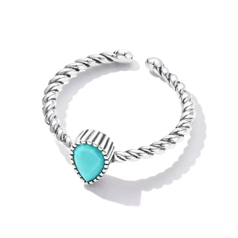 (afbeelding voor) Pandora stijl Traanvormige Ring - BSR247 - Bekijken 6