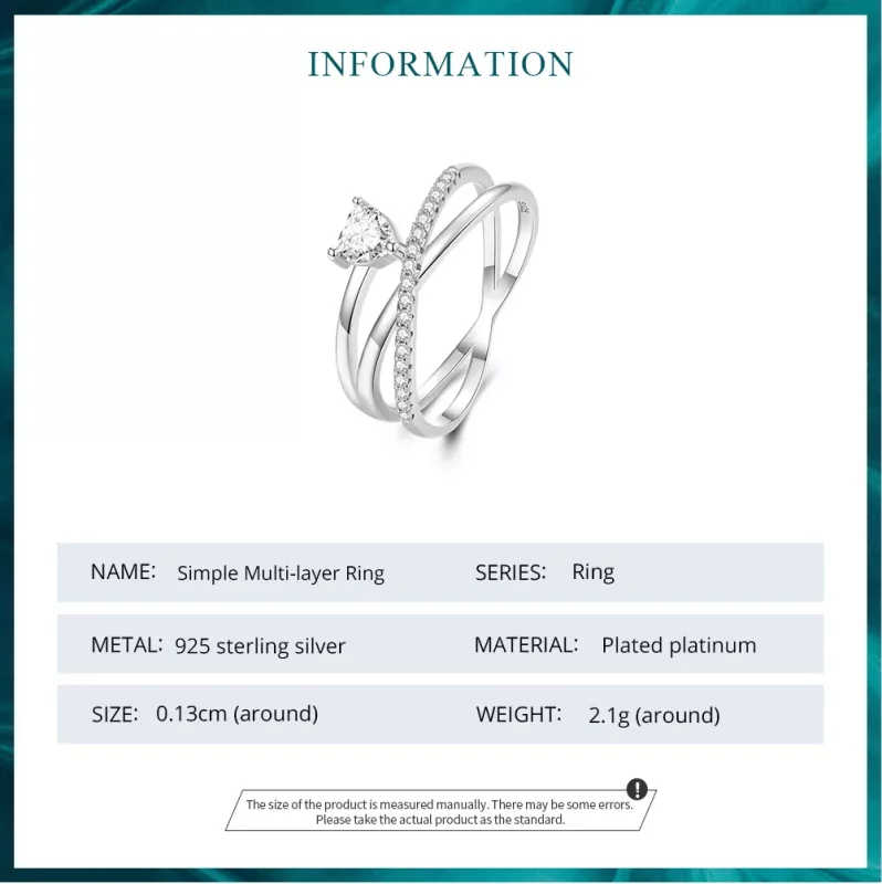 (afbeelding voor) Pandora Stijl Triple Band Ring - BSR336 - Bekijken 7