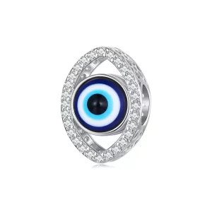 (afbeelding voor) Pandora Stijl Turkse Oog Bedel - BSC729
